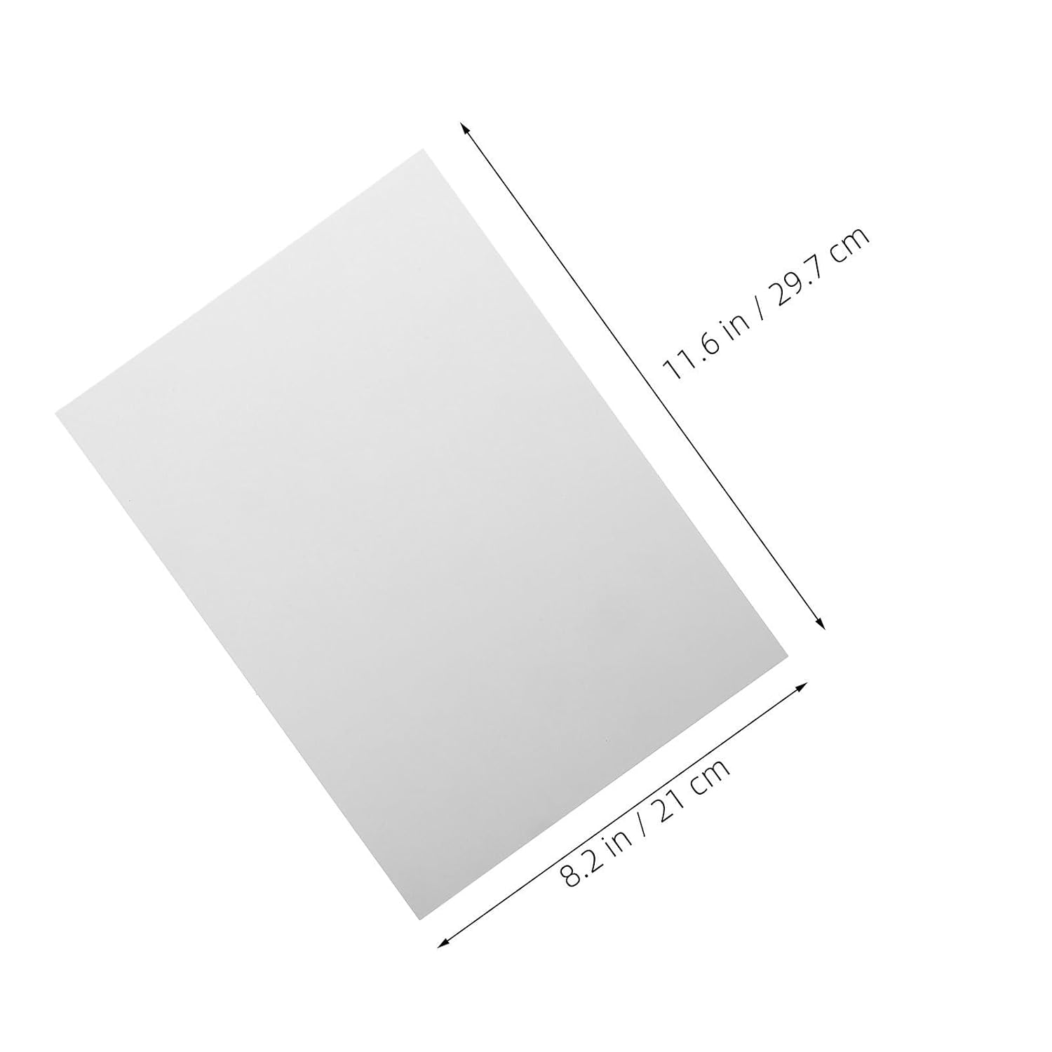 20pcs Fire-Resistant Frosted Plastic Sheets for Crafting Projects and Framing Activities, Hard Pp Material, Easy to Cut, White Plastic Sheets for Home Improvement and DIY Display image 2