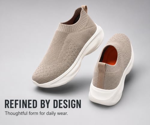 Image of Kraasa Trial Running Shoes with Lightweight Memory Insole | Breathable, Anti-Skid Knit Sneaker, Walking & Gym Shoes