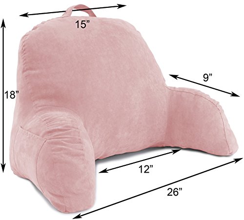 Deluxecomfort Microsuede Bed Rest Pillow, One Size, Pink #TOP3