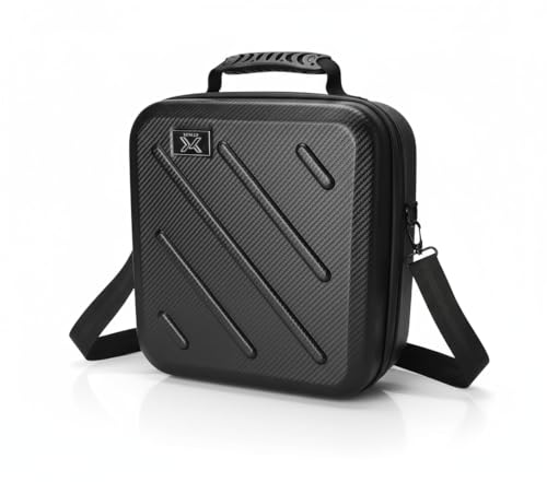 Ebulix Lightweight Carrying for Starlink Mini Case Travel Backpack Bag, Waterproof Shockproof Portable EVA Handle Shoulder Kit Outdoor, Fits the Antenna, Cable and Power Accessories