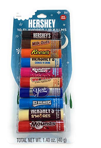 Hershey 10 Flavored Lip Balms