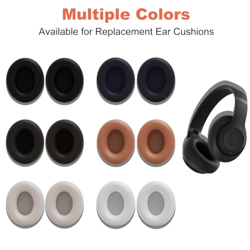 Repuesto Almohadillas para oídos compatible con audífonos Beats Studio Pro, negras | Cojines de espuma de memoria que aíslan el ruido, cuero proteico suave, incluye herramienta de palanca miniatura 2