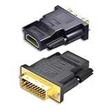 Cyberguys! DVI to HDMI Adapter, 2-Pack – Bi-Directional DVI-D Male to HDMI Female Converter – 4K/30Hz UHD Video Support for Monitor, HDTV, Projector, PC, PS4, Laptop – Gold-Plated Connectors
