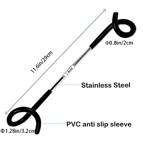 Wejjue 4 Pack Camping Lantern Hooks Hangers 11.6In Stainless Steel Tent Light Hangers Outdoor Lamp Hanger Non-Slip For Camping Hiking #TOP2