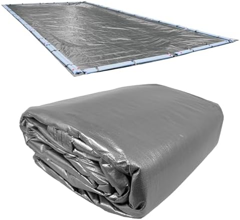 Robelle 331836R Poolabdeckung für Winter, Platin, 5,5 x 11,0 m Inground Pools