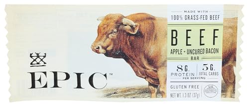 Epic Provisions, Bar Beef Apple Uncured Bacon, 1.3 Ounce