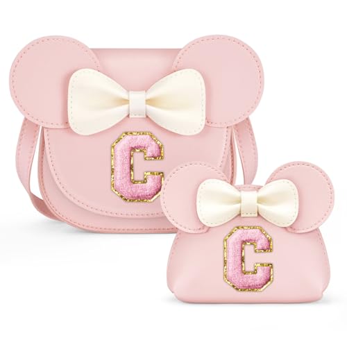 Image of Birthday Gifts for 3 4 5 6 7 8 Year Old Girl - Toddler Purse Gifts for Girls, Little Girl Purse Kids Wallet Crossbody Bag (C, Pink)