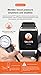 HalfSun Fitness Tracker, Activity Tracker Fitness Watch with Heart Rate Monitor, Blood Pressure Monitor, IP67 Waterproof Smart Watch with Sleep Monitor, Calorie Counter, Pedometer (Black) (Black)