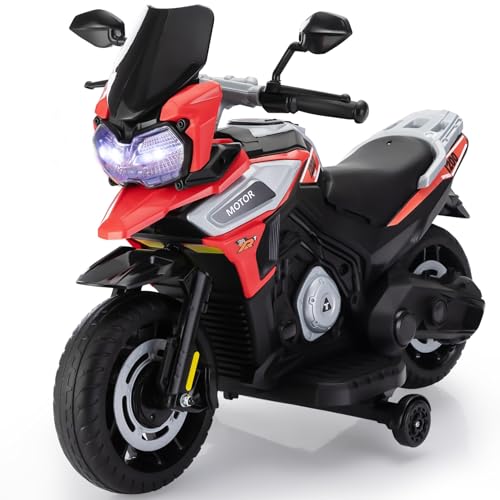 TOBBI Kids Electric Dirt Bike Red