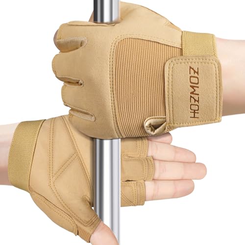 HOZMOZ Color Guard Gloves Fingerless Colorguard Gloves for Flag Pole Rifle & Saber Performance Training Breathable & Flexible & Enhanced Control for Spinning Tossing