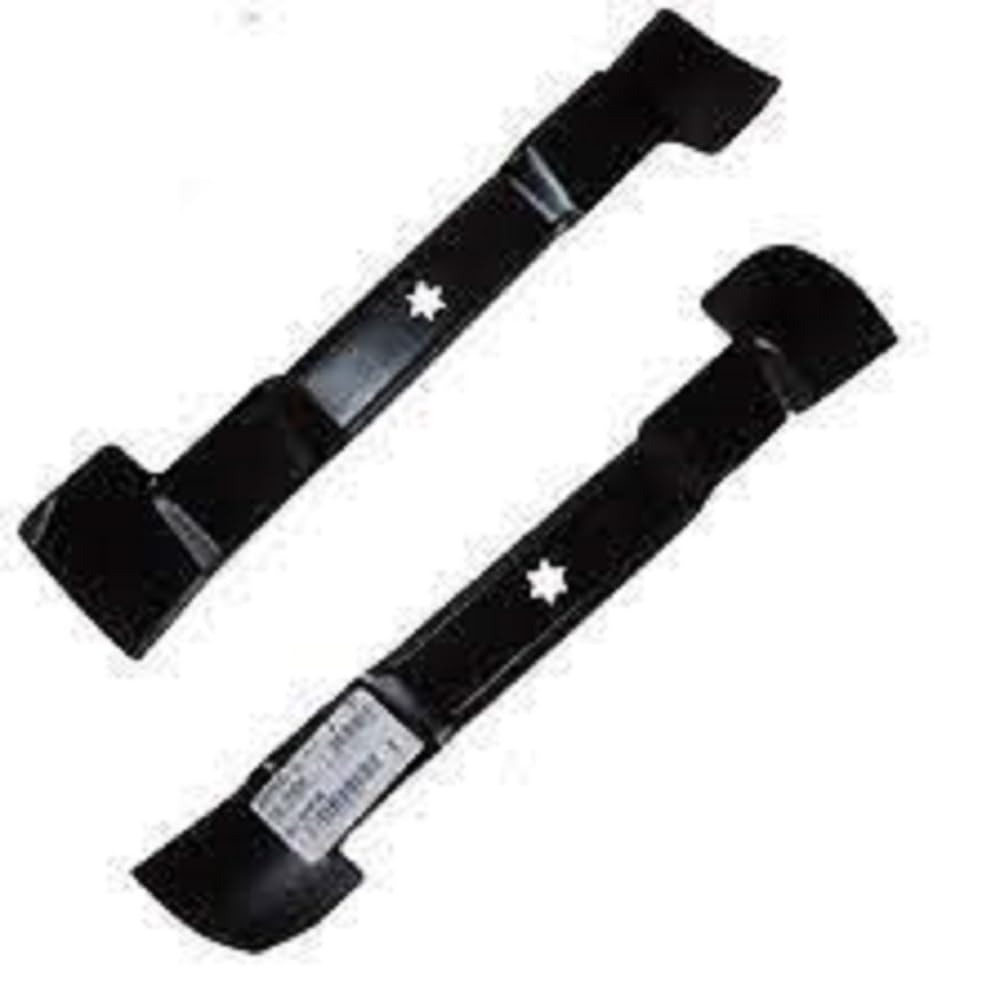 ISE Juego de cuchillas para cortacésped Cub Cadet XT1 OR106: 742-05253, 742-05254