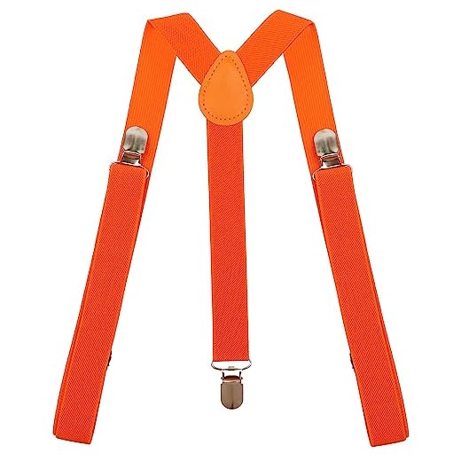 Tirantes para hombre para pantalones estilo Y tirantes para hombre con clips de metal, tirantes elásticos para hombre, tirantes ajustables para hombre, talla única para hombres, mujeres y adolescentes