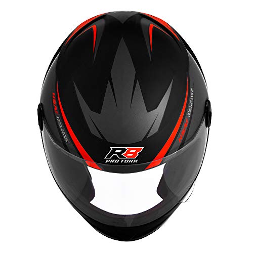Pro Tork Capacete R8 Fosco 56 Cinza/Vermelho