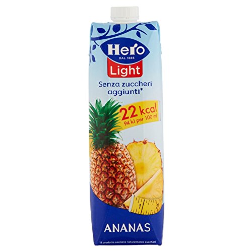 Hero Light Bevanda Ananas - 1 Confezione Da 1000 Ml