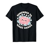 Niedliche Seifenfigur Remember to Wash Hands T-Shirt