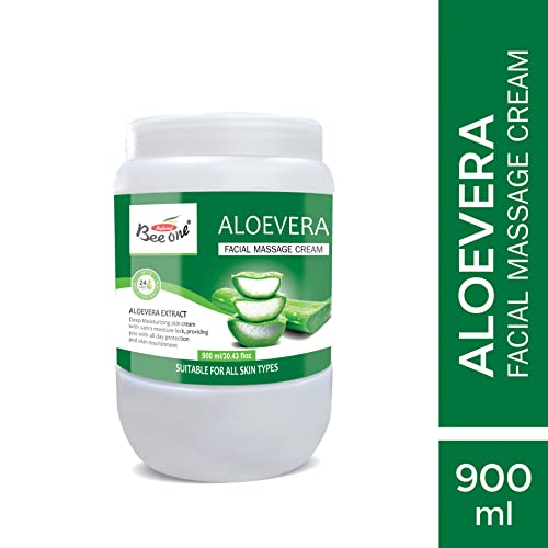 Image of Bee One Aloevera Nourishing Skin Cream 900g for All Skin Types | Provides nourishment and soft skin | with 48hr moisture lock