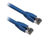 Nippon Labs 0.5Ft Cat.8 S/FTP Ethernet Network Cable 2GHz 40G (Blue) - 10 Packs