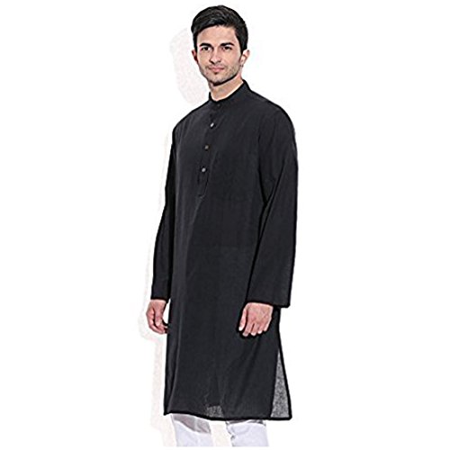 Kurta de lino para hombre Royal Kurta camisa larga ideal eventos de verano 3