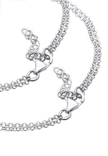 Elli Bracciale Da Donna Con Simbolo Infinito In Argento Sterling 925, 160, Argento Sterling, Senza Gemme - 4