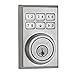 Kwikset 909 SmartCode Electronic Deadbolt featuring SmartKey in Satin Chrome