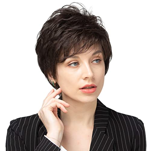 EMMOR-Short-Dark-Brown-Human-Hair-Wigs-for-Women-Blend-with-Healthy-Memory-Fiber-Pixie-Curly-Wig-With-BangNatural-Daily-Use-Hair-Dark-Brown