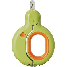2-in-1 LED pet Nail Clippers, Designed specifically for Sphynx Cats, with an Ear Inspection Light. Green
