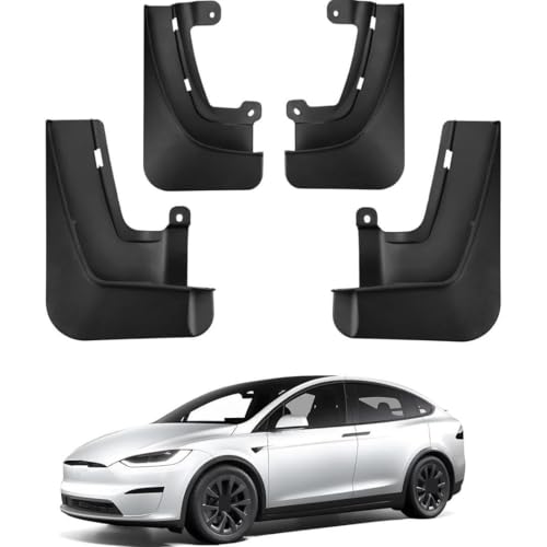 Guardabarros para Model X Plaid 2022-2024: protección delantera y trasera contra impactos 2