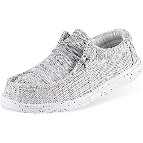 ASITVO Men's Wide Loafers Slip-ons Boat Casual Dress Walking Shoes Big Size
