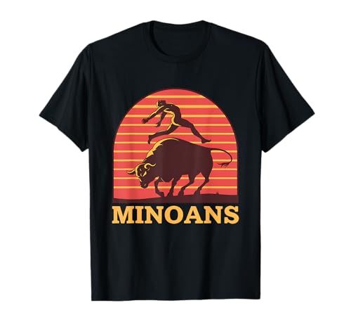 Toro minoico saltando la antigua civilización minoica Camiseta