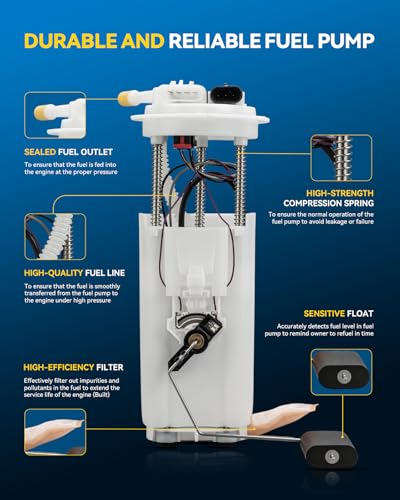 Image of PHILTOP Electric Fuel Pump Assembly FG0345 Fit for Chevrolet Venture