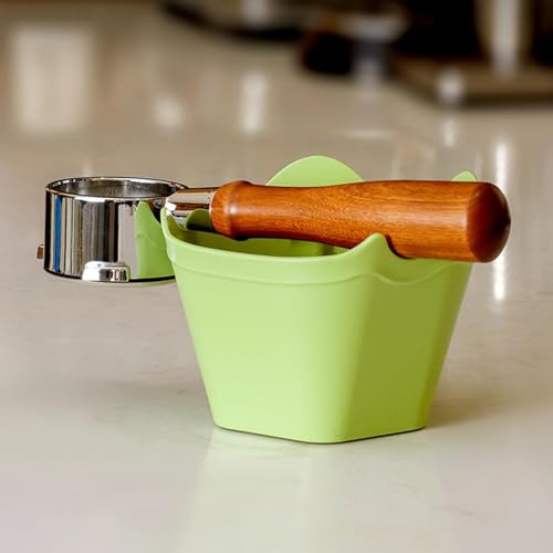 Cubo de café molido y contenedor de escoria antideslizante negro 3