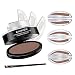 GL-Turelifes Eye Brow Stamp Powder Perfect Eyebrow Power Seal Nature Eye Brow Powder Delicate Shape (Light Brown)