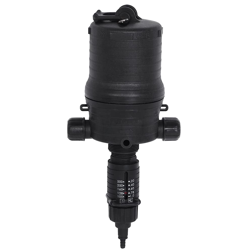 Asixxsix Inyector de Fertilizante Químico, Dosificador Herramienta de Dosificación Automática Inyector de Riego por Goteo Alimentado por Agua Bomba Dosificadora para la Industria Manguera (0.2-1%)