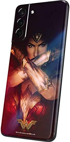 Miniatura 2 de Skinit Calcomanía para teléfono compatible con Samsung Galaxy S21 Plus 5G - Producto oficial de Warner Bros Wonder Woman Amazon Princess Design