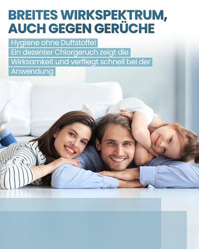 Planet Sensitive® - 5L alkoholfreies Desinfektionsmittel für Flächen, Oberflächen, Hände & Haut | Wirksam gegen Bakterien, Viren, Pilze, Sporen, Schimmel & entfernt Gerüche | Basisch | Kanister