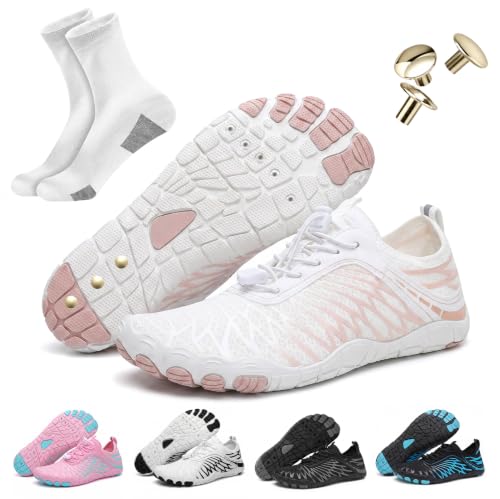 Image of ELETON Barefoot Shoes Women Men Hiking Water Shoes Wide Toe Box Zero Drop | Non-Slip Lightweight Running Walking Grounding Workout Footwear, Quick-Dry Beach Pool Swim River Gym Sneakers Unisex