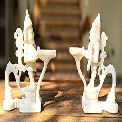 Sacristi - Godavari - Handcrafted Marble Lord Garuda Aarti Diya | Pooja | Home Decor