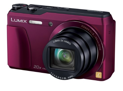 Amazon | Panasonic デジタルカメラ ルミックス TZ55 光学20倍 レッド 