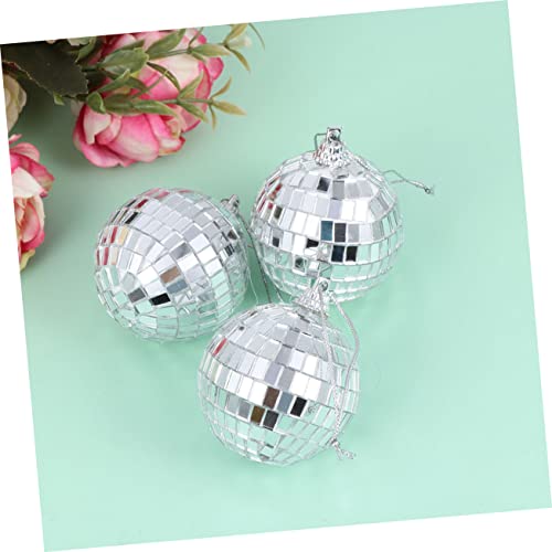 GOOHOCHY 6 Peças Bola De Espelho Bolas De Discoteca Com Corda Para Decoração De Festa Decoração De N