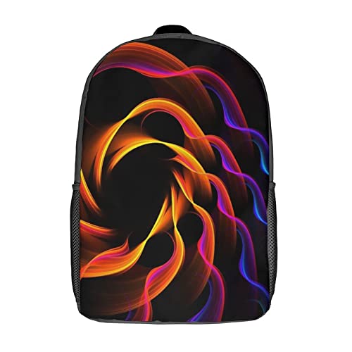 Sac à dos décontracté avec impression 3D grand format 17 pouces