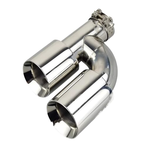 Tuyau Échappement Voiture double sortie 60-89mm : silencieux et embout de modification