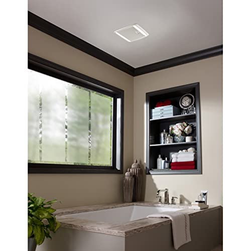 Broan-NuTone XB110HL1 ULTRAGREEN 110CFM Single Speed Fan/LED For Bathrooms White