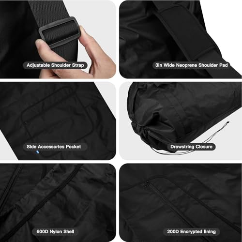 Housse de surf anti-rayures sac portable imperméable foncé - 3