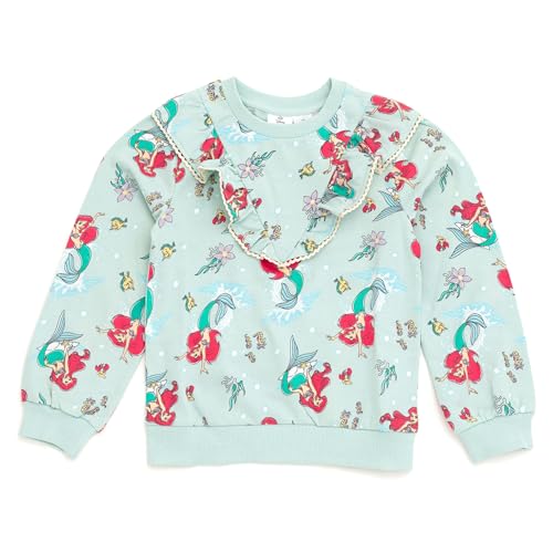 Image of Disney Girls Fleece Sweatshirt and Jogger Pants Outfit Set Newborn to Big Kid Sizes (Newborn - 14-16)