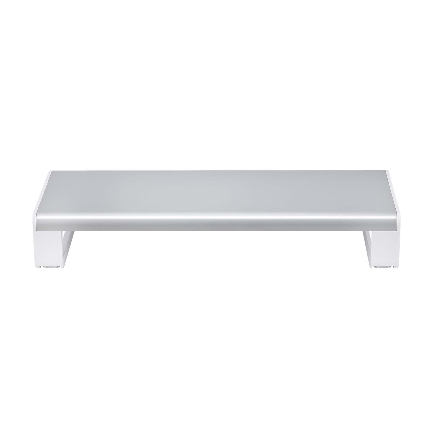 StarTech Soporte Elevador Ergonómico para Monitor (1MFSW-Monitor-Riser) | Altura fija de 9cm, Área de plataforma 186x534mm, Construcción de acero robusta