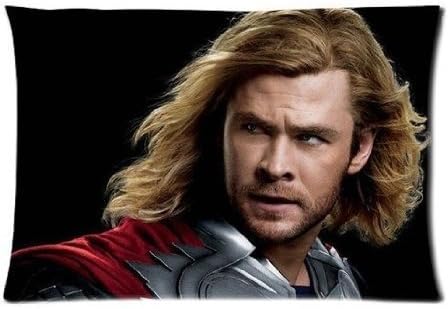 Pillowcase Smile Of Cherry New Avenger Thor Chris Hemsworth Standard Size 2030Inch(Approximate 5076 cm) Soft & Comfortable Nice Cover Pillow Case(two sides)