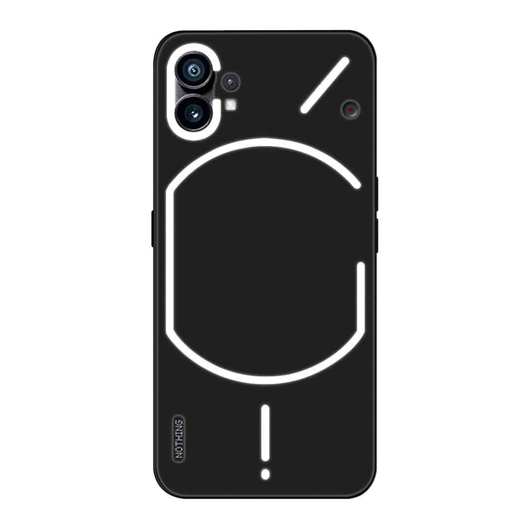 Plus Protection Matte Finished Rubber Back Cover Case Slim Thin Soft Matte Flexible Matte Touch Shockproof for Nothing Phone 1 - Matte Black-image-29