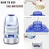 2-Pack-Automatic-Cat-Feeders-Dog-Water-Bowl-Dispenser-and-Dog-Food-Bowls-Set-Dog-Feeding-Watering-Supplies-for-Small-Medium-Big-Pets-Cat-Bowls-for-Food-and-Water-1-Gallon Dog Food Bowls Set