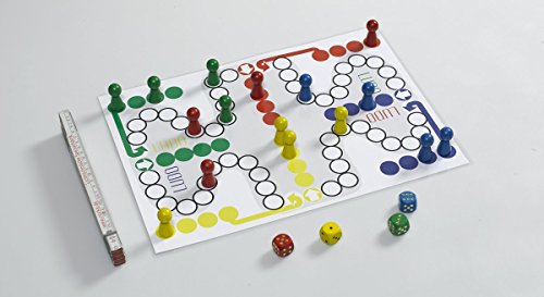 Preisvergleich Produktbild G&S Familienspiel Ludo Groß 297 x 420 mm