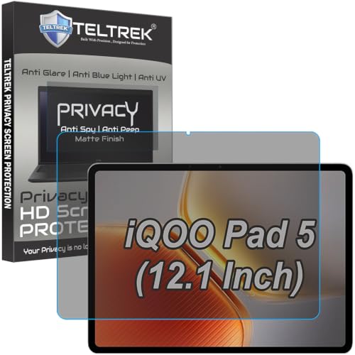 Image of Privacy Matte Anti Peep Screen Guard Compatible With Vivo Pad5 / iQOO Pad 5 Tab (12.1 inch Inch Tablet) Anti Spy Screenguard Not a Tempered Glass Screen Protector